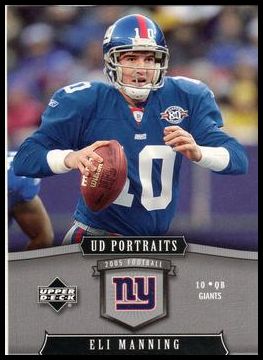 2005 Upper Deck Portraits 61 Eli Manning